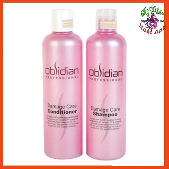 BỘ DẦU GỘI XẢ OBSIDIAN DAMAGE CARE SHMAPOO AND CONDITIONER TÁI TẠO TÓC KHÔ HƯ TỔN 300ML X 2 HÀN QUỐC