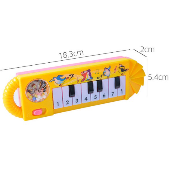 Đàn piano cho bé - Đàn piano mini điện tử ươm mầm âm nhạc cho bé - Đàn cho bé kèm thiết kế tay cầm và thổi bông
