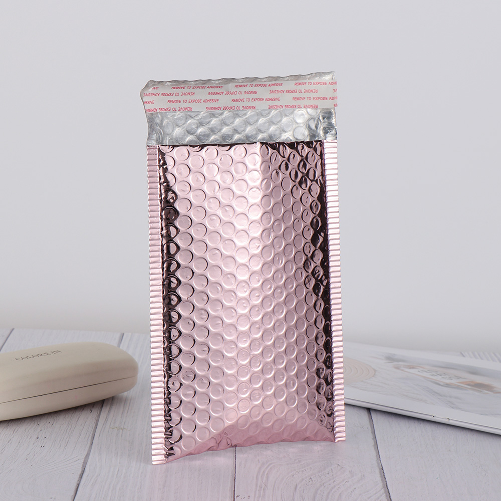 PEONY /5pcs Shipping Foam Foil Protector Moistureproof Vibration Bag Packaging Envelope Waterproof Plastic Shockproof Anti-fall Mailers Coextruded Film