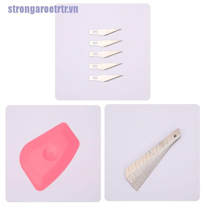 Bộ 12 Dụng Cụ Quấn Phim Vinyl Dán Cửa Sổ Xe Hơi