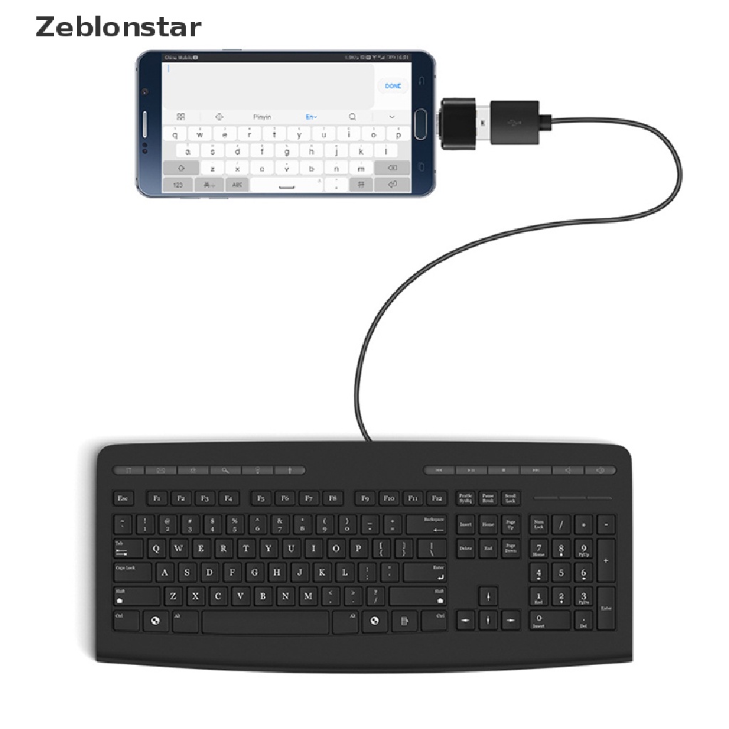 Set 2 đầu chuyển đổi cổng USB 2.0 sang Type C tiện dụng chất lượng cao