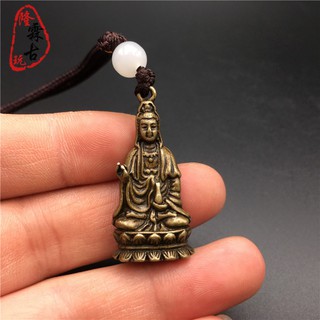 Mô hình tượng phật mini bằng đồng dùng trang trí