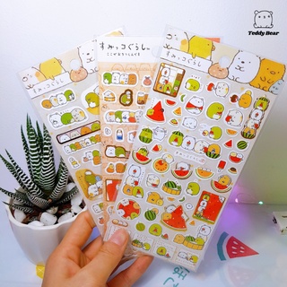 Tấm Sticker Gấu Nhỏ Dễ Thương Nhật Bản
