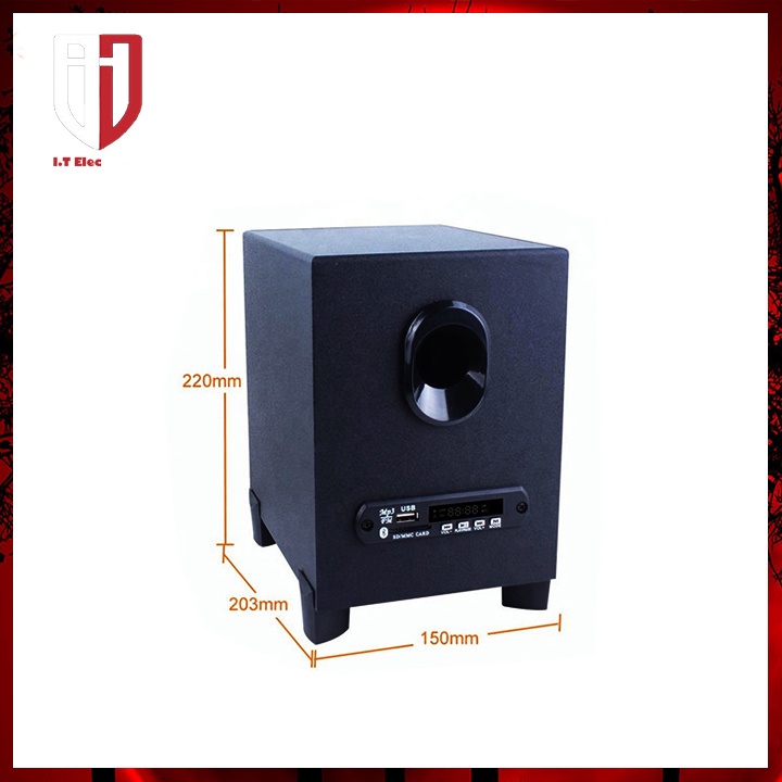 Loa máy tính laptop bluetooth để bàn chính hãng Kisonli TM-6000U loa pc bass mạnh