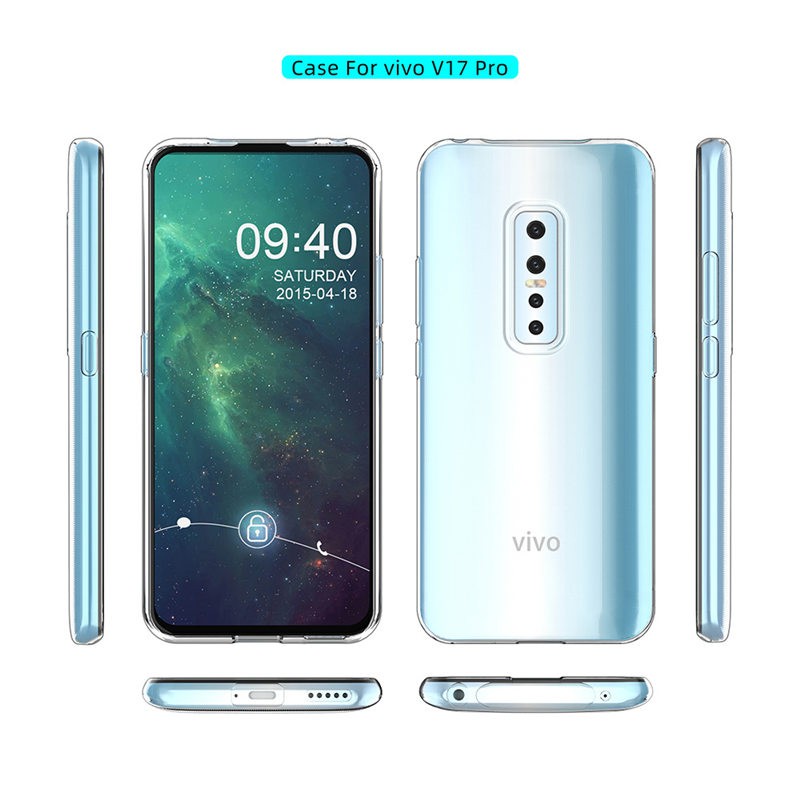 Ôp Điện Thoại tpu Dẻo Trong Suốt Thời Trang Xinh Xắn Cho vivo v17 pro vivo v17 pro v 17 v17pro Vỏ