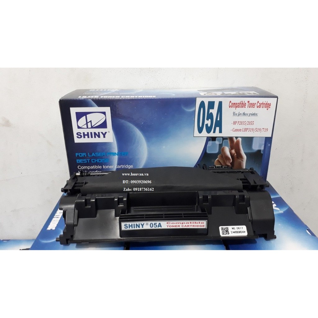 Hộp mực 05A/80A/319 dùng cho máy in HP P2035,P2055D/Pro400/M401N/M401D,M425DN, Canon 251DW , 252DW,...hiệu SHINY