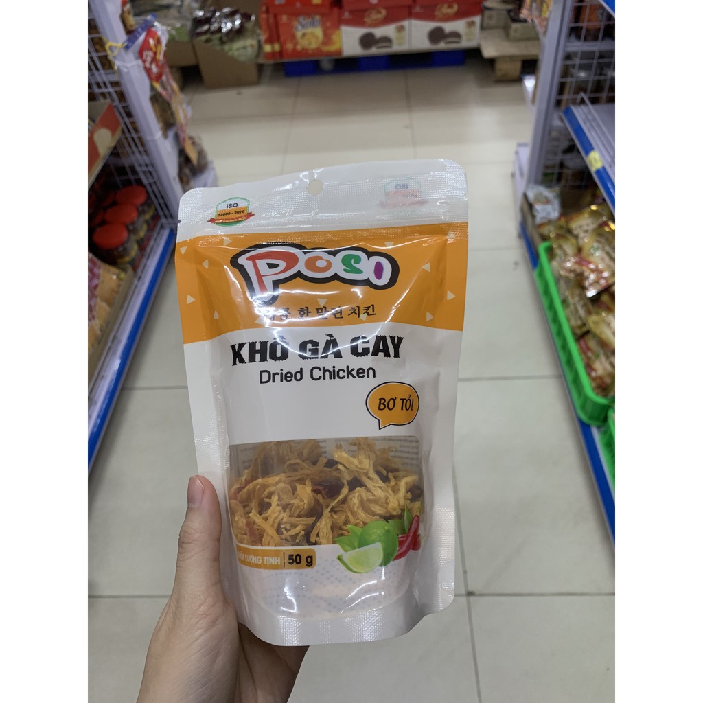 Khô Gà Posi Vị Bơ Tỏi 50g