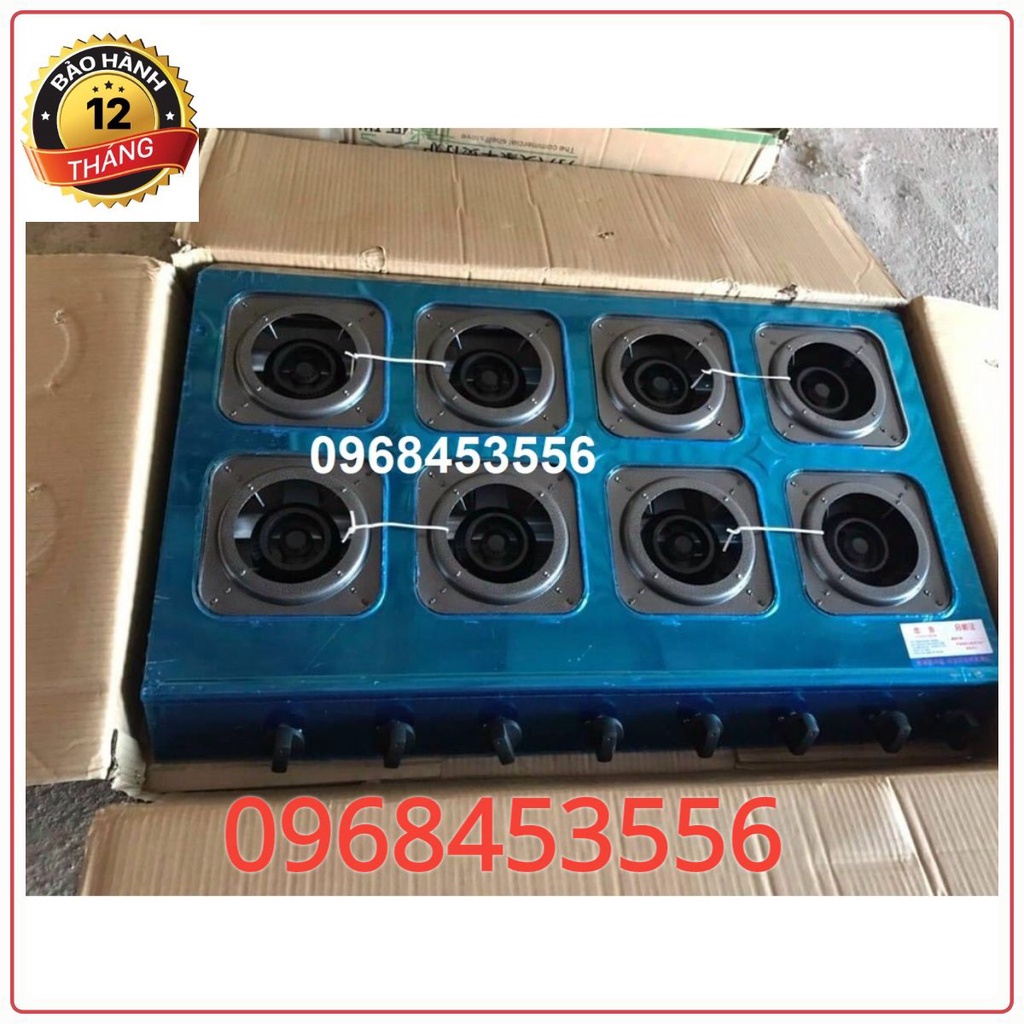 (Trợ giá ship) Bếp ga 8 họng - Bếp gas 8 cửa - Bếp ga 8 lò-bếp gas 8 kiềng