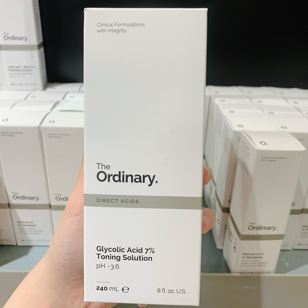 Toner The Ordinary Glycolic Acid 7% Toning Solution Tẩy Da Chết / Sáng Da / Giảm Thâm