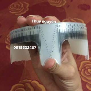 Thước vẽ lông mày chữ M