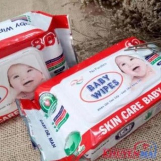 Khăn giấy ướt baby wipes bịch 80g