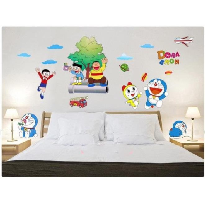 Decal dán tường Doremon