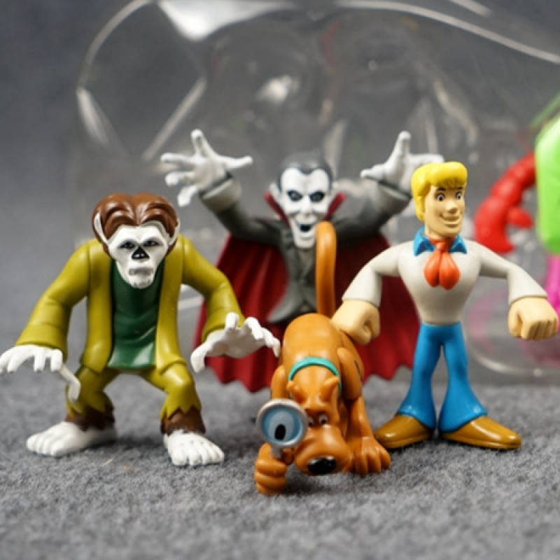 5Pcs Scooby-Doo Action Figure Toy Scooby Dolls Collectible Model Ornaments Decoration Gift