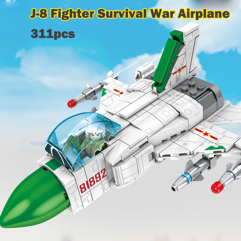 Đồ Chơi Lắp Ráp Máy Bay Chiến Đấu Lego J-8 Cho Trẻ Em
