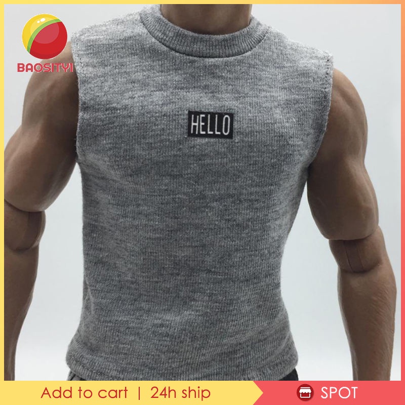 Áo tank top nam tỷ lệ 1/6 dành cho búp bê 12 inch