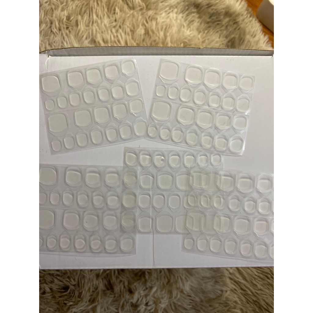 (HÀNG CÓ SẴN) Móng tay giả 24 móng kèm keo - Nail box mẫu mới - Miếng keo dán móng giả bằng silicon trong suốt