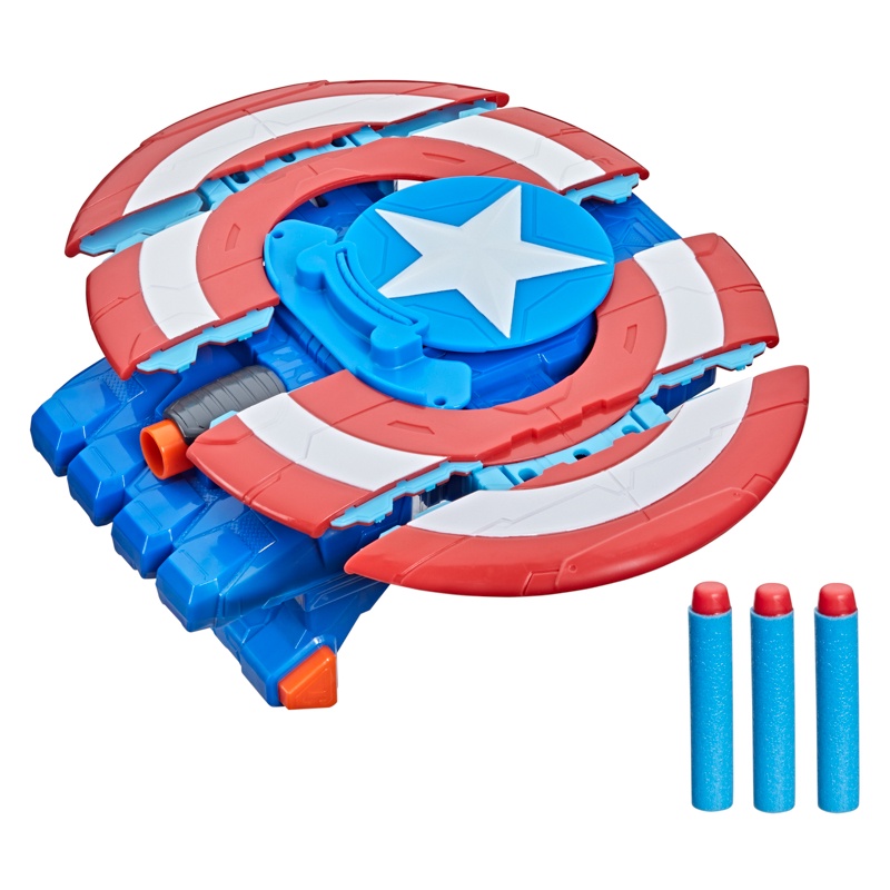 Đồ Chơi HASBRO AVENGERS Mô Hình Khiên Chiến Đấu Tấn Công Captain America Dòng Mech S F0265