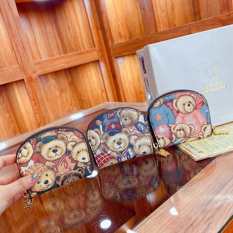 Ví Da Mềm Hình Gấu Đáng Yêu Thời Trang Cho Nữ