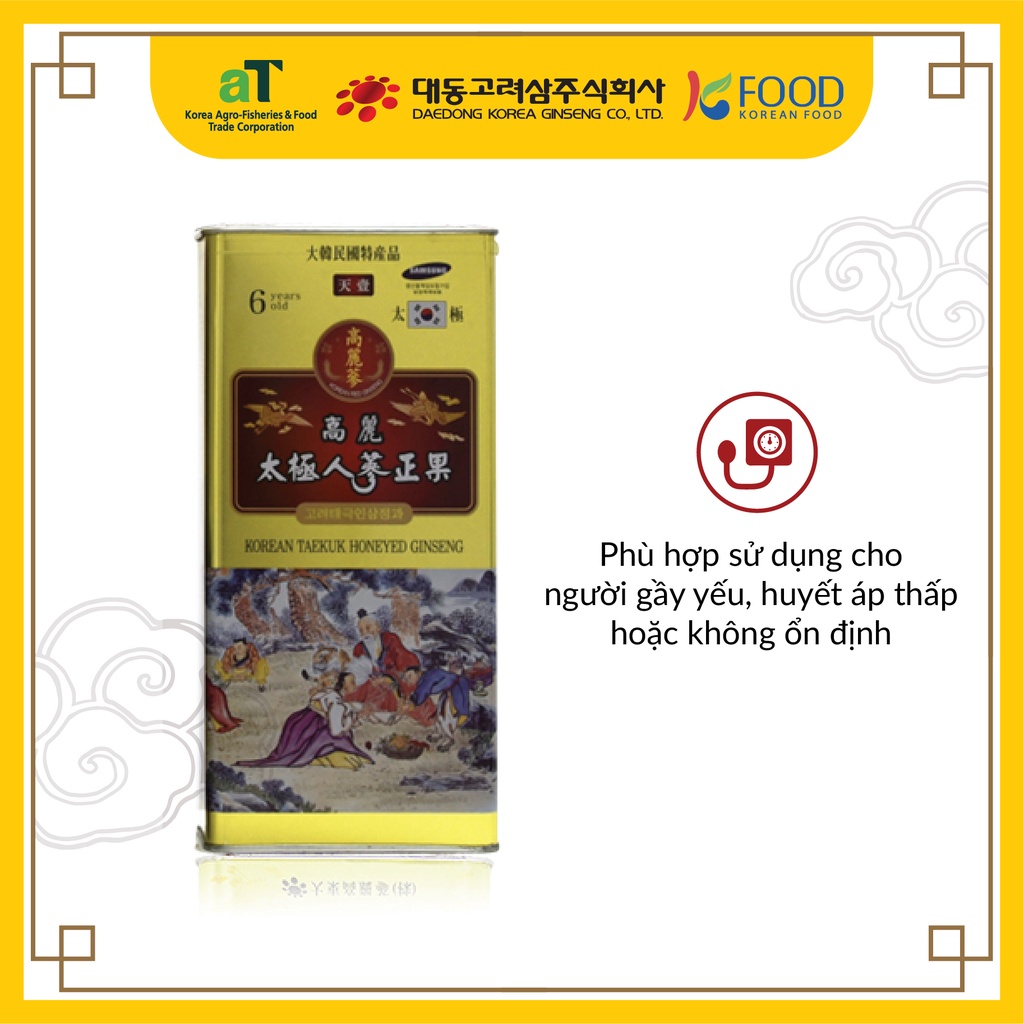 Thái Cực Sâm Mật Ong DAEDONG GINSENG 6 Năm Tuổi