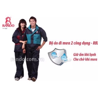 ( bán sỉ) bộ áo mưa rando hai lớp cao cấp hàng chính hãng