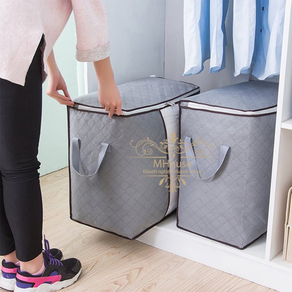 Túi Đựng Quần Áo,Túi Vải Đựng Chăn Màn Quần Áo