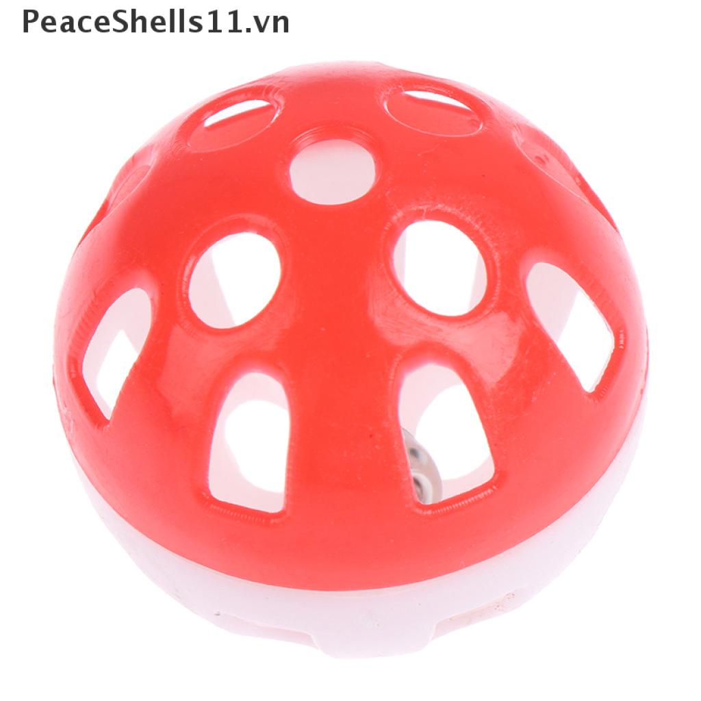 Đồ chơi bóng chuông có lỗ cho chim và mèo