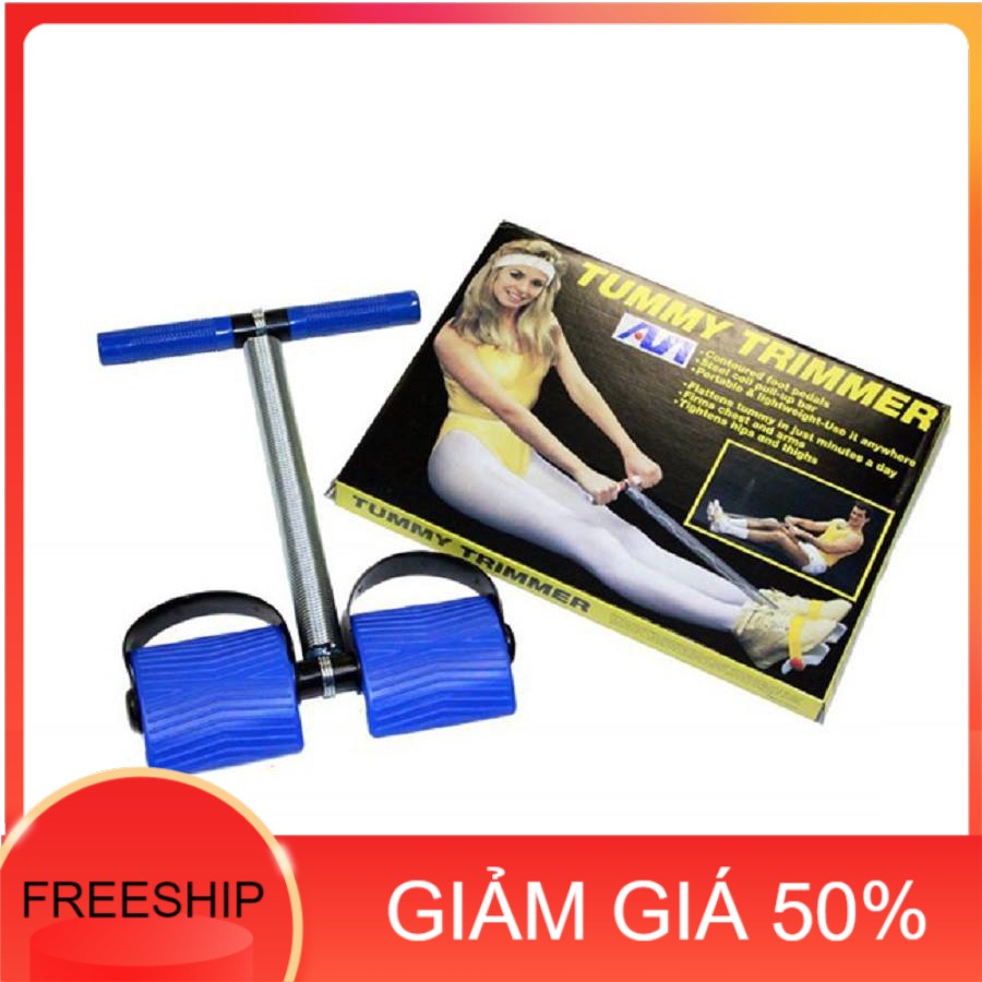 dây tập lò xo, Dụng cụ tập Tummy Trimmer kết hợp nhiều bài tập vai, lưng, mông giúp máu lưu thông, giảm nhức mỏi cơ bắp