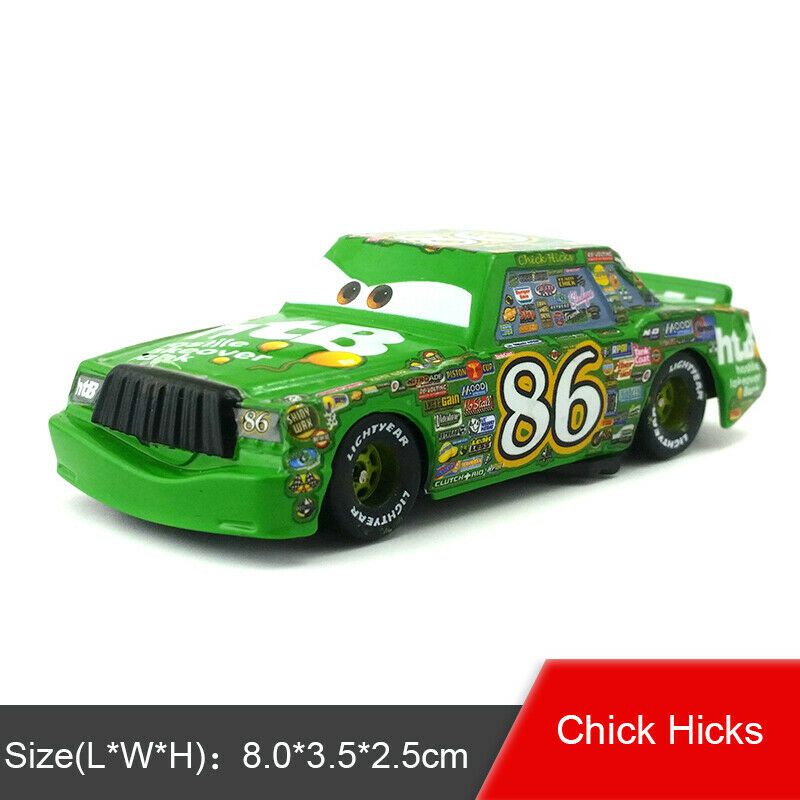 Disney Pixar Cars 2 3 Lightning McQueen Mater Jackson Storm Ramirez 1:55 Diecast Xe hợp kim kim loại Quà tặng đồ chơi trẻ em