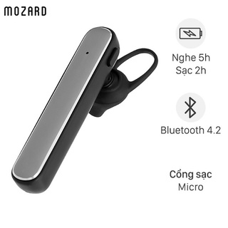 Tai nghe bluetooth mozard r558a xám đen