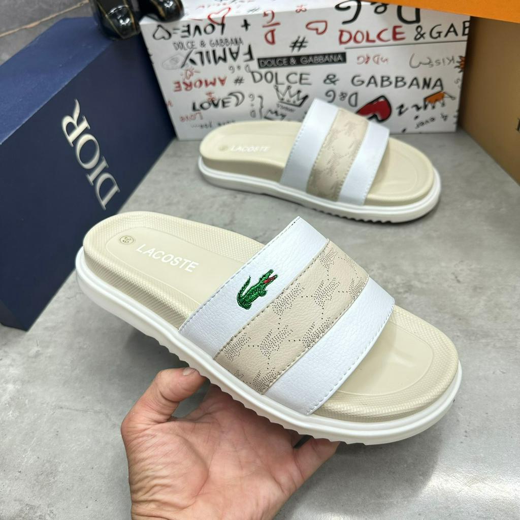 Dép thời trang nam, nữ cá sấu Lacoste