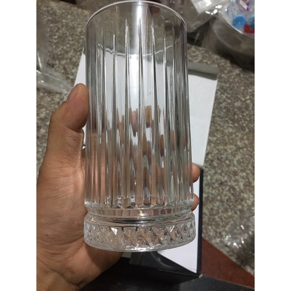 Hộp 6 cốc thuỷ tinh dung tính 445ml cao cấp (kèm ảnh thật)