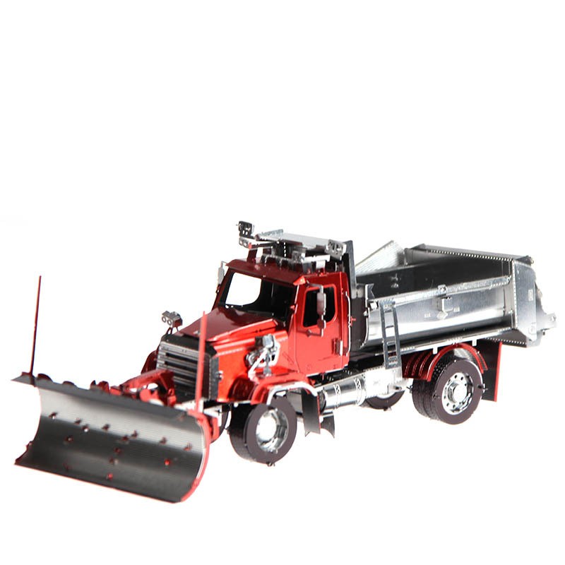 Mô Hình Lắp Ghép 3D Kim Loại xe tải bản màu