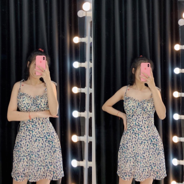 NEW 2021 ĐẦM VÁY VOAN HÀN HOẠ TIẾT BÔNG NHÍ - ĐẦM DAISY DRESS CÓ MÚT NGỰC ( kèm ảnh trải sàn ) RẺ VÔ ĐỊCH