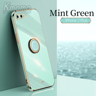 Ốp Điện Thoại Siêu Mỏng Kiểu Vuông Mạ Màu Sang Trọng Cho iPhone 6 6s 7 8 Plus SE 2020