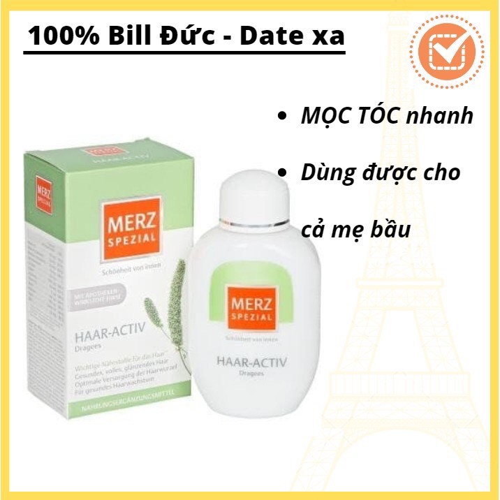 Viên mọc tóc Merz Spezial của Đức dùng được cho mẹ sau sinh