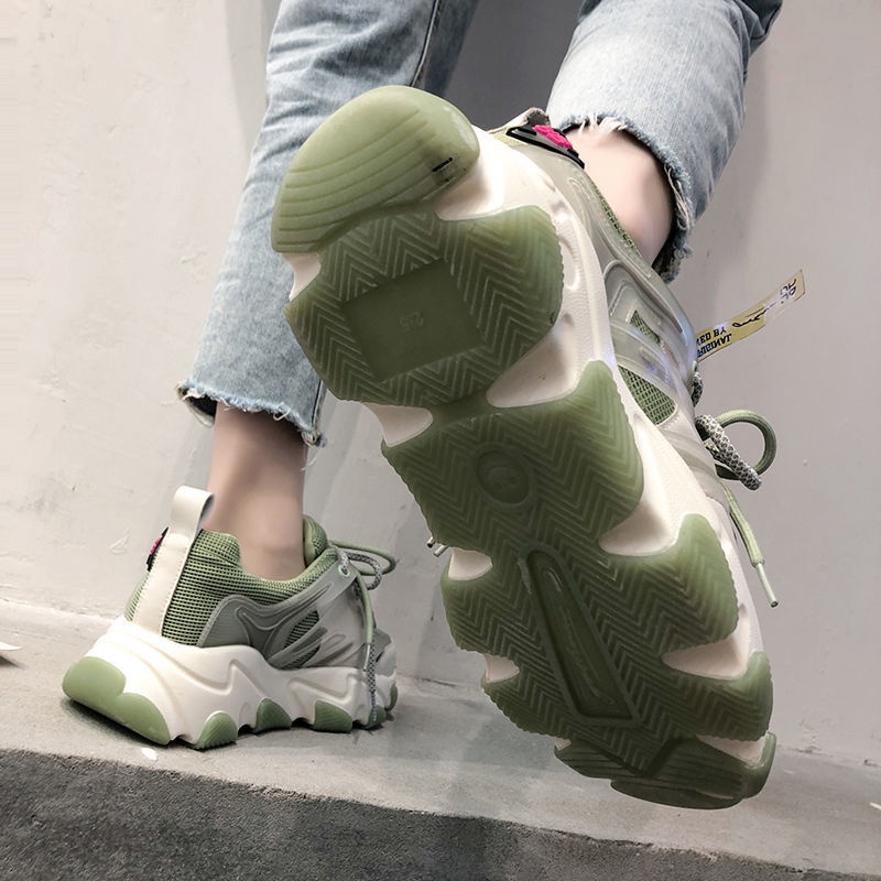 Giày thể thao nữ Sneaker LIMOU phong cách Ulzzang Mix 2 Màu Dây Cực Đẹp G1