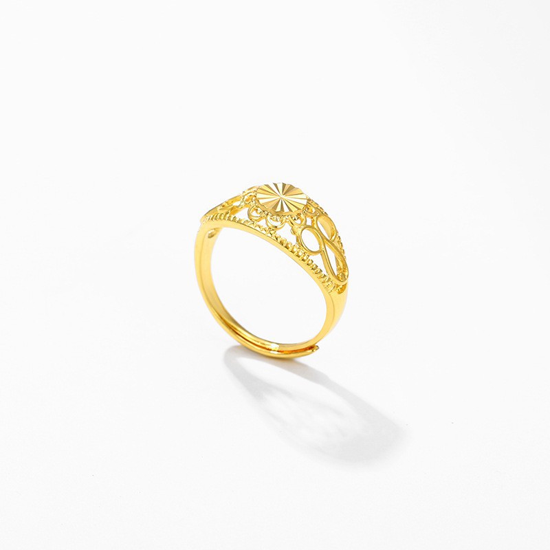 Nhẫn Nữ Mạ Vàng 24K, Phong Cách Cổ Điển Quý Phái - XPN16