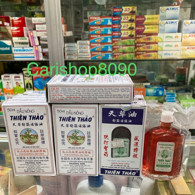 Dầu nóng thiên thảo 50ml