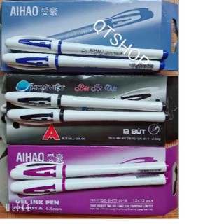 HỘP (12 BÚT) CHỮ A , BÚT NƯỚC NGÒI TRƠN