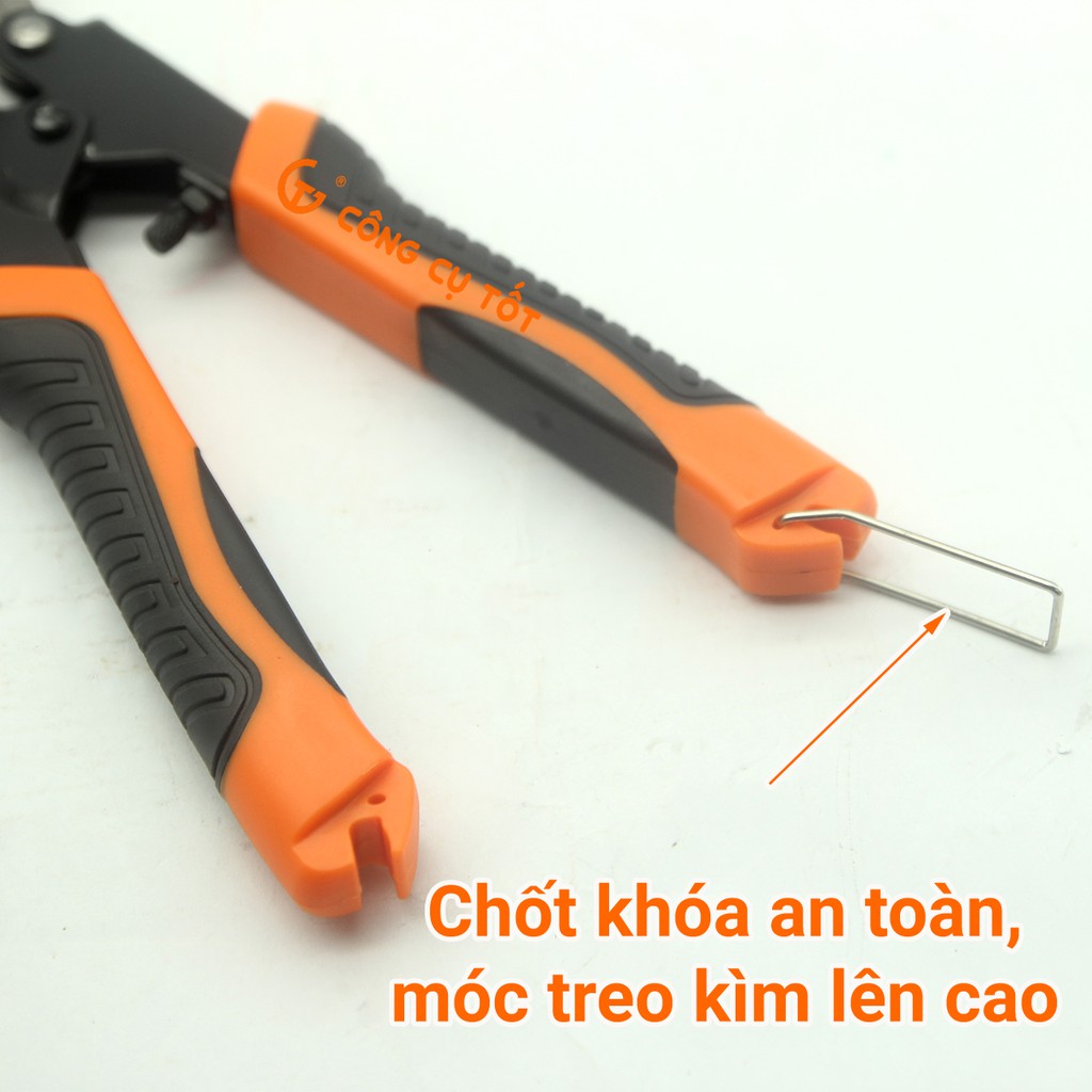 Kim cắt cộng lực 200mm công nghệ Nhật Kapusi K-8190