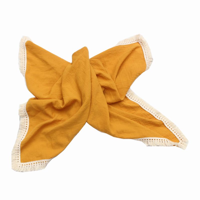 Chăn Quấn Em Bé Phối Tua Rua Phong Cách Hồi Giáo