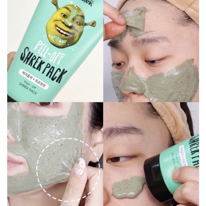 Mặt nạ lột Oliveyoung Dreamworks Peel-off Shrek Pack - 150gr