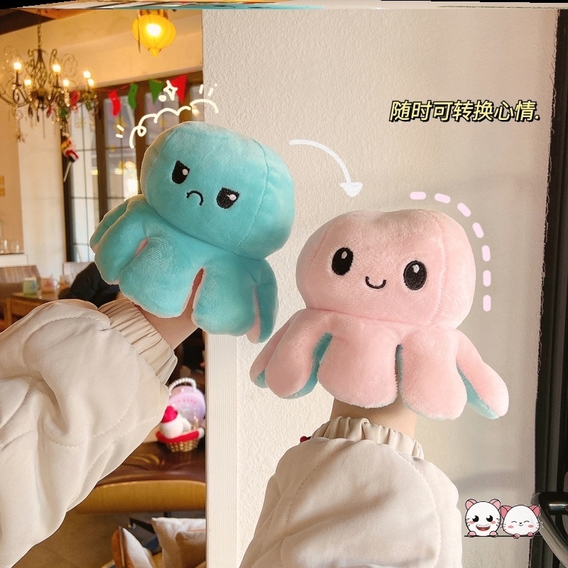 Biểu tượng cảm xúc Bạch tuộc Teddy Bear Biểu tượng cảm xúc Big Big Big Big Giant Mini Small Small S 2 Sides