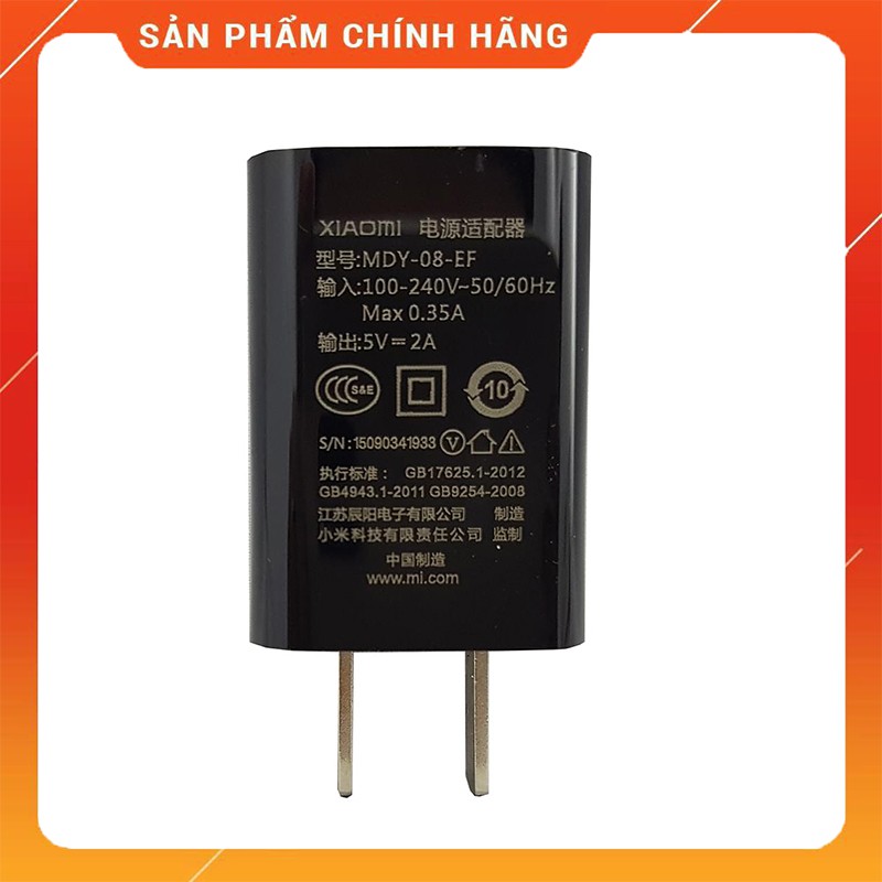 Củ Sạc Xiaomi 5V-2A