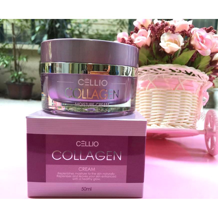 Kem dưỡng da ngừa nám Cellio Collagen Moisture Cream Hàn Quốc 50ml