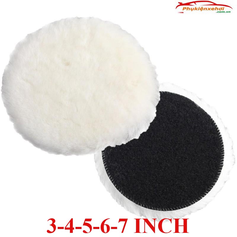 Phớt đánh bóng ô tô chuyện dụng, bộ dụng cụ đánh bóng sơn kính ô tô 3/4/5/6/7 Inch