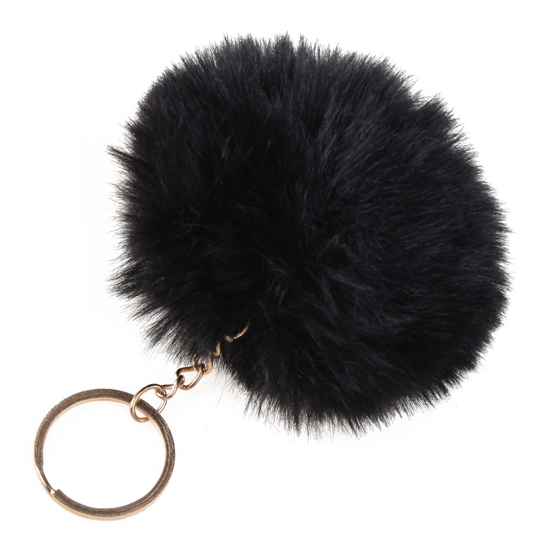 1 Móc Khóa Cục Bông Pompoms Trang Trí Túi Xách Nữ