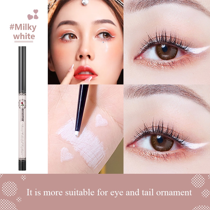 Bút kẻ mắt SUAKE 5 màu đầu mảnh 1.0mm chống thấm nước lâu trôi 0.1g