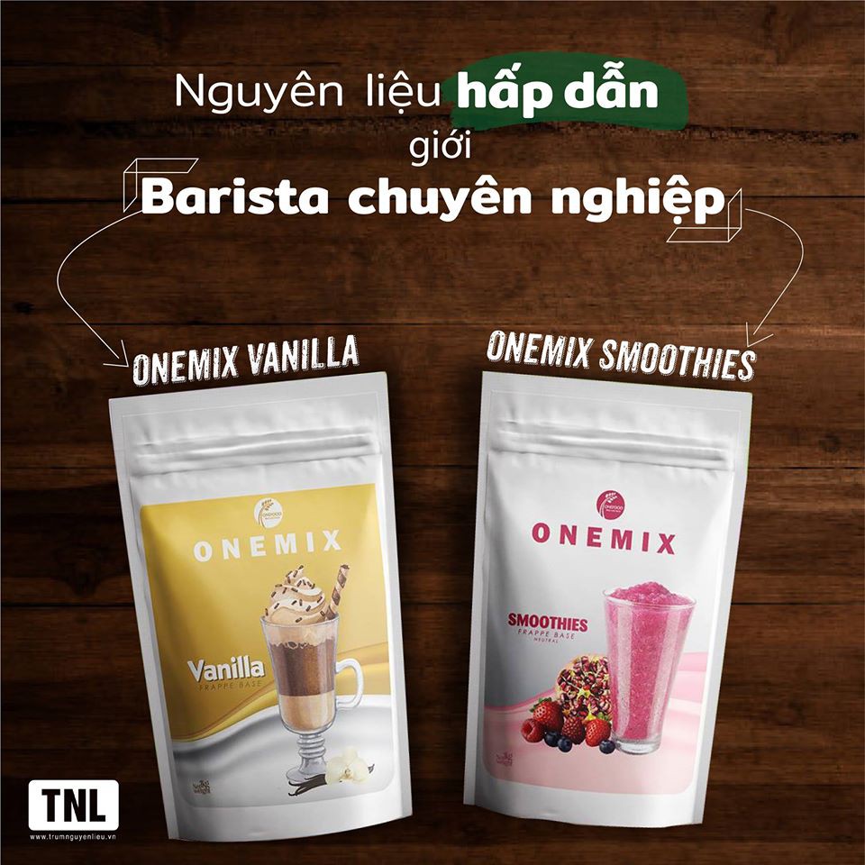 Bột mix (bột frappe) Onemix Vanilla túi 1kg