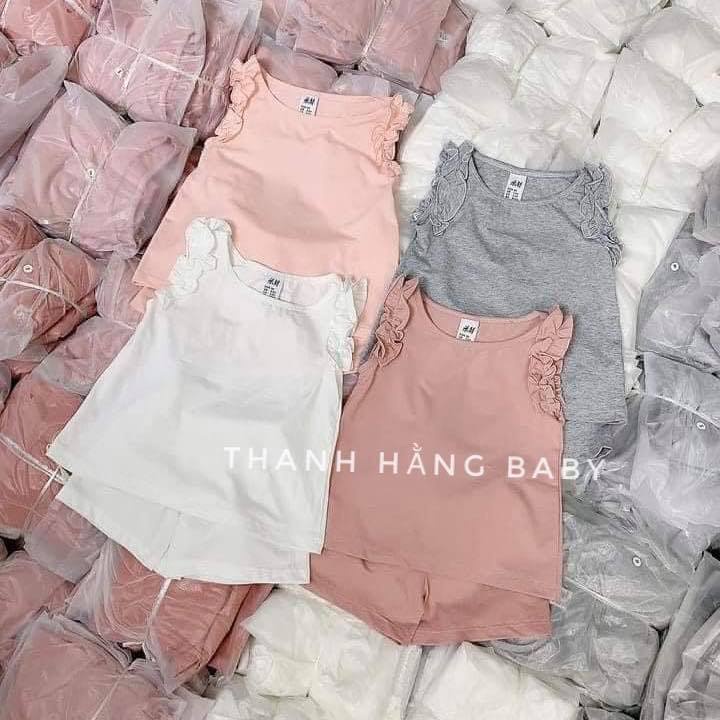 Quần Áo Trẻ Em, Quần Áo Bé Gái Cotton Xuất Dư Thanh Hằng Baby 7 Đến 17 Kg